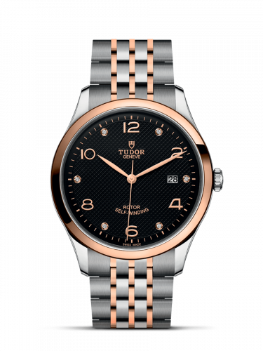 Tudor 1926 41 Stainless Steel Rose Gold Black - Diamond