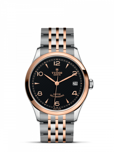 Tudor 1926 36 Stainless Steel Rose Gold Black