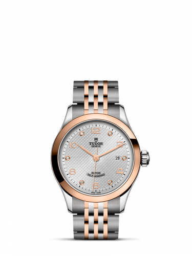 Tudor 1926 28 Stainless Steel Rose Gold Silver - Diamond