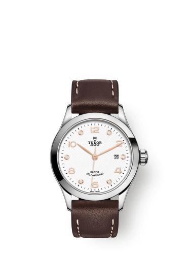 Tudor 1926 28 Stainless Steel White - Diamond Strap