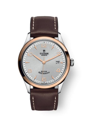Tudor 1926 39 Stainless Steel Rose Gold Silver Strap