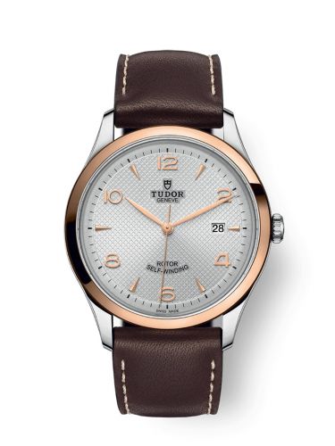 Tudor 1926 41 Stainless Steel Rose Gold Silver Strap