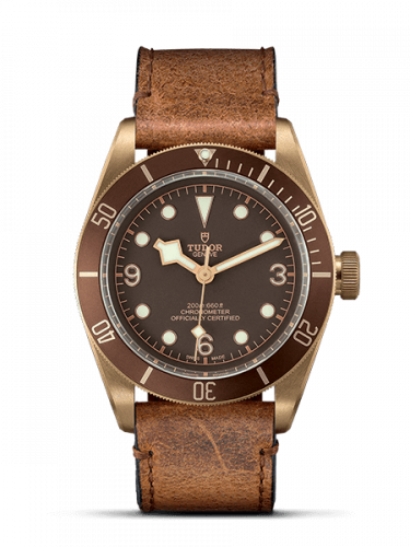 Tudor Heritage Black Bay Bronze Brown Leather