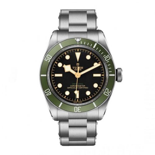 Tudor Black Bay Green Manufacture Bracelet Harrods