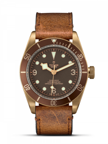 Tudor Heritage Black Bay Bronze Brown Leather