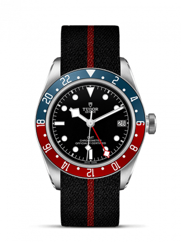 Tudor Black Bay GMT Stainless Steel Black Pepsi Fabric