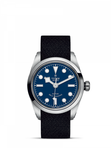 Tudor Heritage Black Bay 32 Stainless Steel Blue Fabric