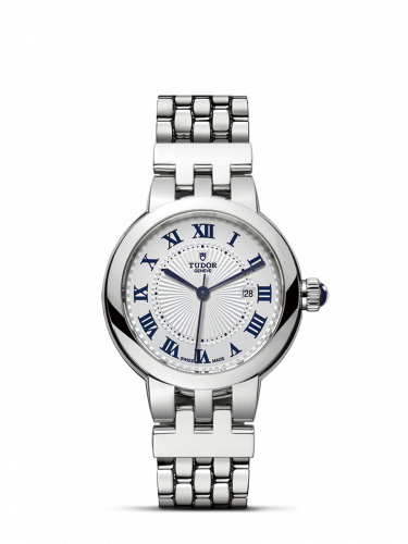 Tudor Clair de Rose 30 Stainless Steel Silver-Roman Bracelet