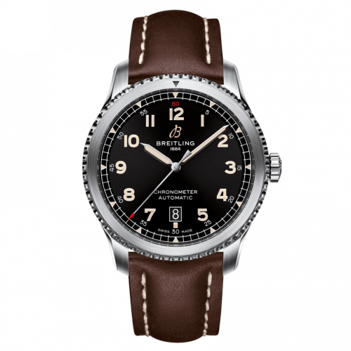 Breitling Aviator 8 Automatic 41 Stainless Steel Black Calf Pin