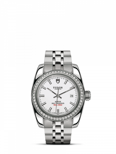 Tudor Classic 28 Stainless Steel Diamond White Bracelet