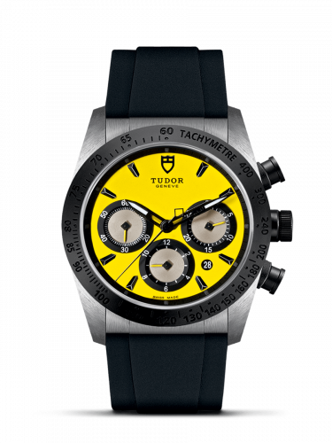 Tudor Fastrider Chrono Yellow Rubber