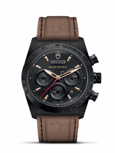 Tudor Fastrider Black Shield Ceramic Black-Sand Alcantara