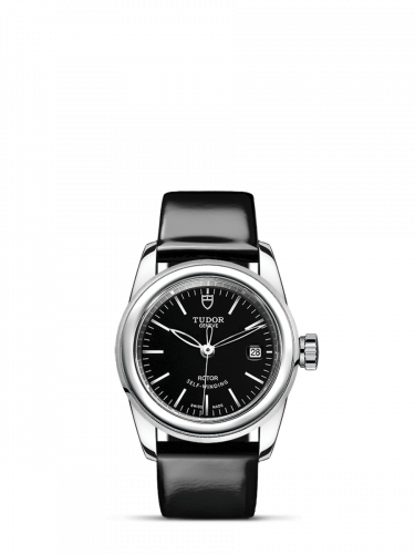 Tudor Glamour Date 26 Stainless Steel Black Strap