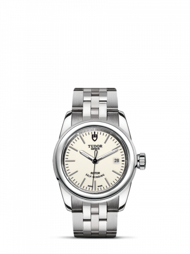 Tudor Glamour Date 26 Stainless Steel Opaline Bracelet