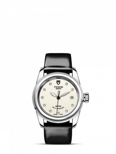 Tudor Glamour Date 26 Stainless Steel Opaline-Diamond Strap