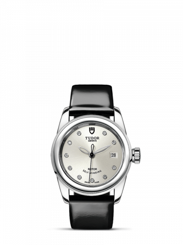 Tudor Glamour Date 26 Stainless Steel Silver-Diamond Strap