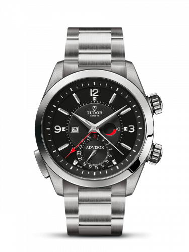 Tudor Heritage Advisor Stainless Steel TItanium Black Bracelet