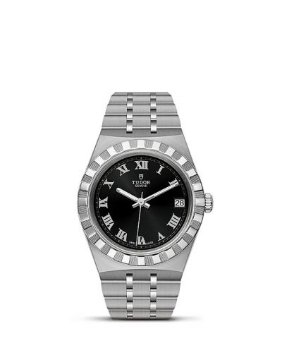 Tudor Royal Date 34 Stainless Steel Black - Roman