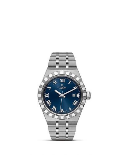 Tudor Royal Date 28 Stainless Steel Blue - Roman