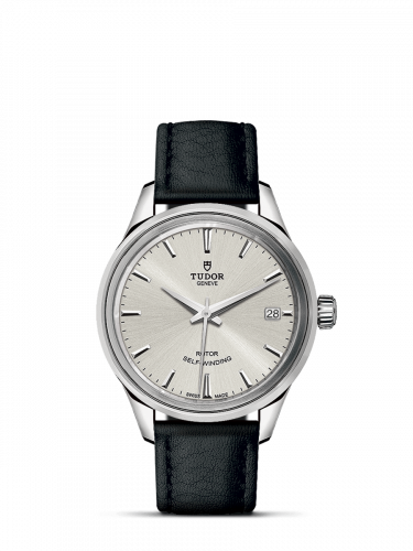 Tudor Style 34 Stainless Steel Silver Strap