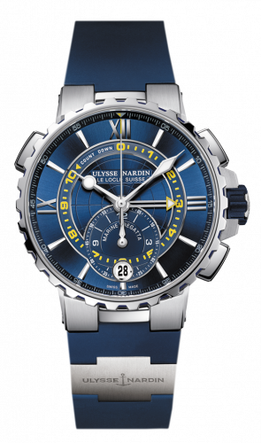 Ulysse Nardin Marine Regatta Stainless Steel Blue Rubber
