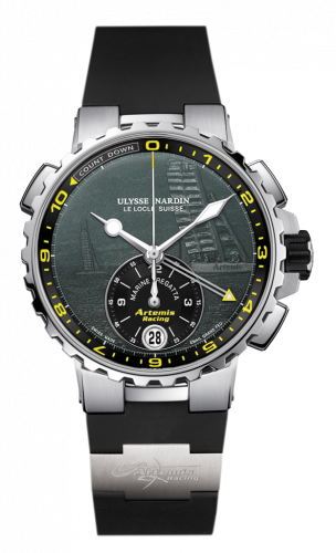 Ulysse Nardin Marine Regatta Stainless Steel Artemis Rubber