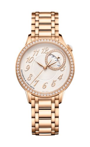 Vacheron Constantin Égérie Self-Winding 35 Pink Gold Diamond Silver Bracelet