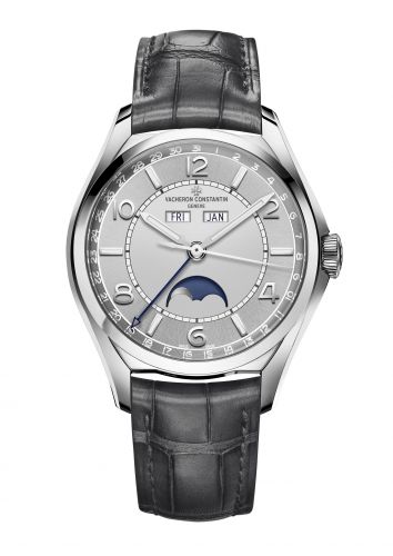 Vacheron Constantin FiftySix Complete Calendar Stainless Steel Silver