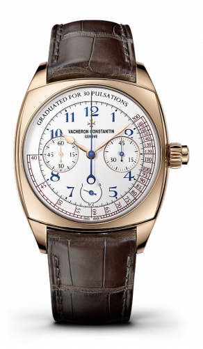 Vacheron Constantin Harmony Chronograph Pink Gold Blue Numerals