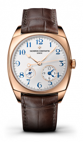 Vacheron Constantin Harmony Dual Time Pink Gold Blue Numerals