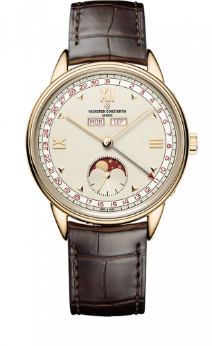 Vacheron Constantin Historiques Triple Calendrier 1948 Pink Gold Silver Red