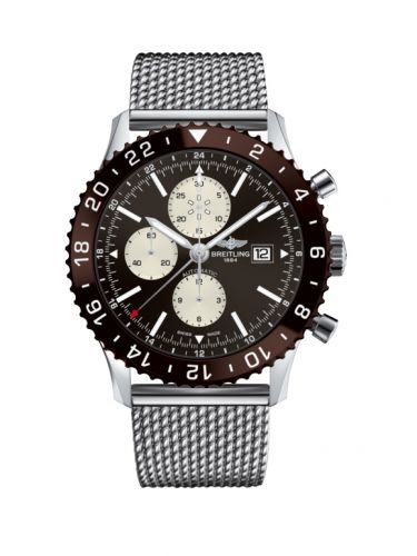 Breitling Chronoliner Stainless Steel Bronze Bracelet