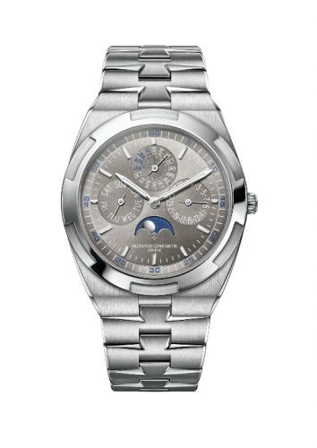 Vacheron Constantin Overseas Ultra-Thin Perpetual Calendar White Gold Grey Bracelet