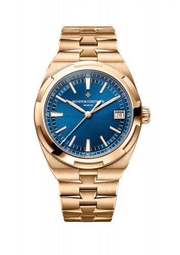 Vacheron Constantin Overseas Date Pink Gold Blue