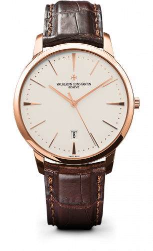 Vacheron Constantin Patrimony Contemporaine Self-Winding Pink Gold Silver