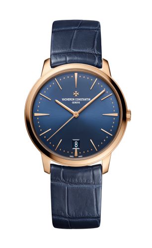 Vacheron Constantin Patrimony 36mm Self-Winding Pink Gold Blue
