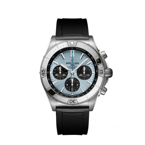 Breitling Chronomat B01 42 Stainless Steel Platinum Ice Blue