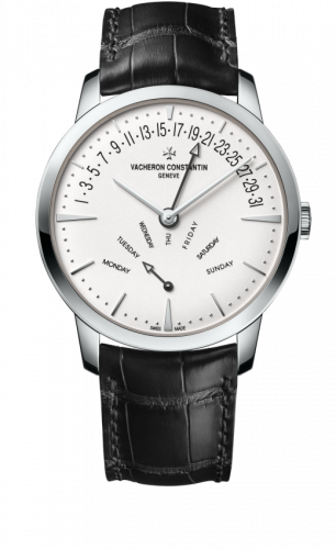 Vacheron Constantin Patrimony Retrograde Day-Date White Gold Silver