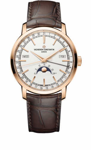 Vacheron Constantin Traditionnelle Complete Calendar Pink Gold Silver