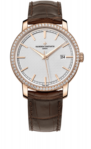 Vacheron Constantin Traditionnelle Self-Winding Pink Gold Diamond Silver