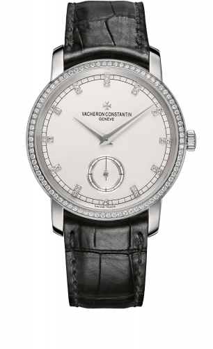 Vacheron Constantin Traditionnelle Small Seconds White Gold Diamond Silver