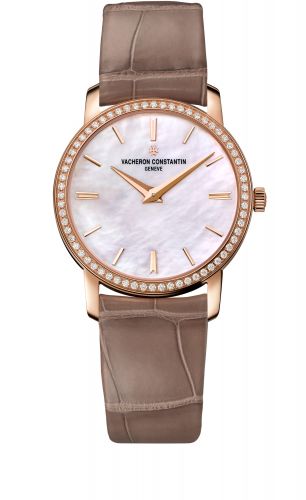 Vacheron Constantin Traditionnelle Quartz Pink Gold Diamond MOP