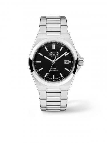 Wempe Glashütte ISA Iron Walker Quartz Men Black