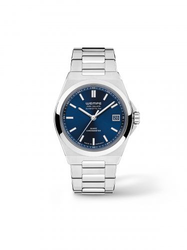 Wempe Glashütte ISA Iron Walker Quartz Women Blue