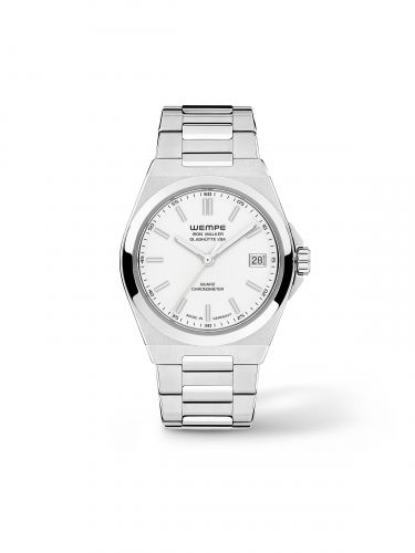 Wempe Glashütte ISA Iron Walker Quartz Women Silver