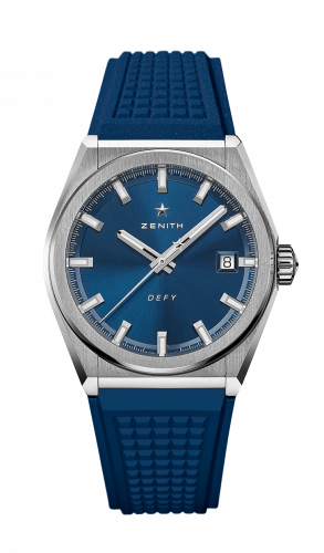 Zenith Defy Classic Titanium Blue Rubber