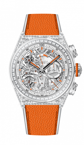 Zenith Defy El Primero 21 White Gold Diamond Skeleton Fabric Swizz Beatz