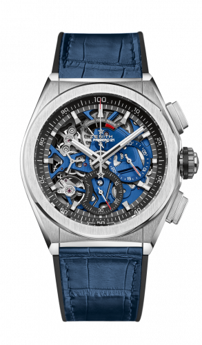 Zenith Defy El Primero 21 Titanium Skeleton Alligator