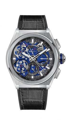 Zenith Defy Double Tourbillon Platinum Skeleton Alligator