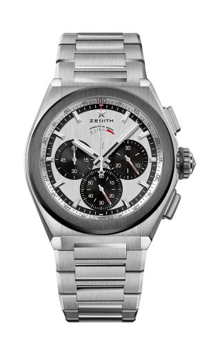 Zenith Defy El Primero 21 Titanium Ceramic Silver Panda Bracelet